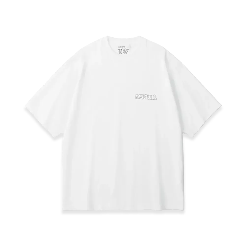 everyone J.30000 Throwie 2026 Tee Shirt "White"