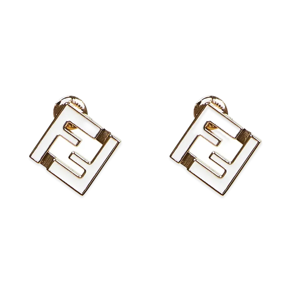 FENDI Women's Earrings "White"