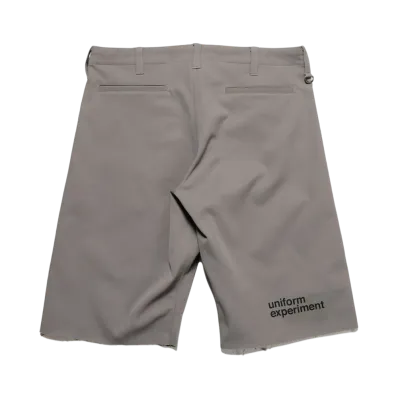 uniform experiment High Stretch Pique Cut Off Shorts "Gray"