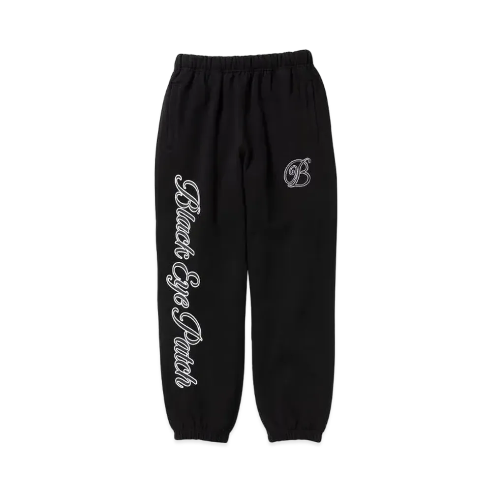 BlackEyePatch B EMBLEM SWEAT PANTS "Black"