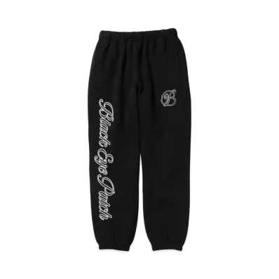 BlackEyePatch B EMBLEM SWEAT PANTS "Black"