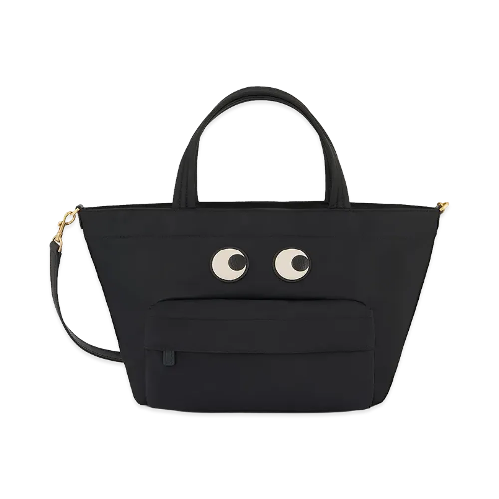 Anya Hindmarch E/W Tote Mini Eyes "Black"