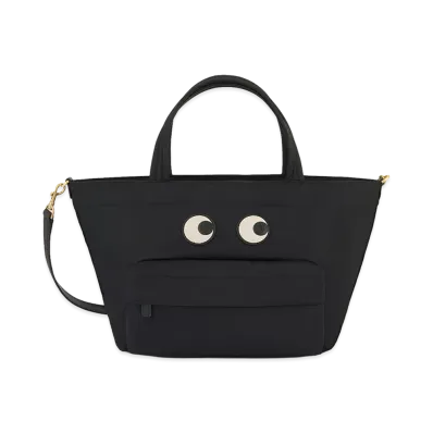 Anya Hindmarch E/W Tote Mini Eyes "Black"