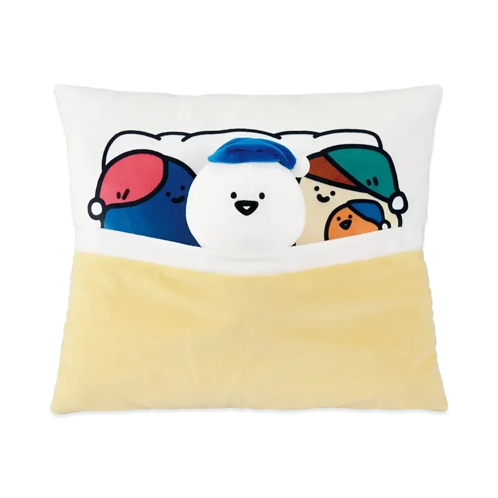 BANDAI "Ichiban Kuji" -Stationery ~Everyday Routine~- Last One Prize Last prize: Matching futon plush toys for everyone to sleep in