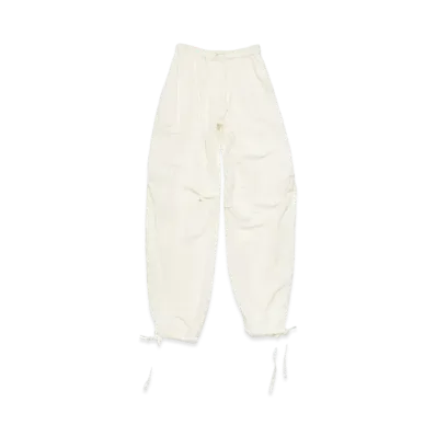 Acne Studios Relaxed Drawstring Trousers "Warm White"