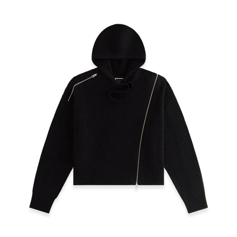 Kith Women Juni Zipper Sweater Hoodie "Black"