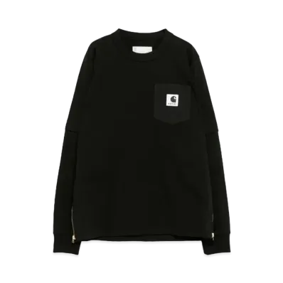 Carhartt WIP × sacai L/S T-Shirt "Black"