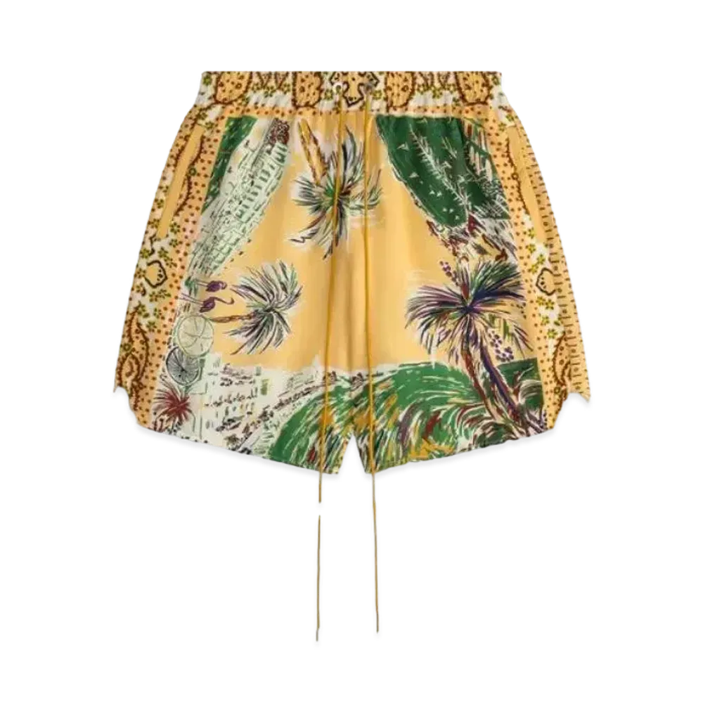 RHUDE Palmina Silk Short "Multi"