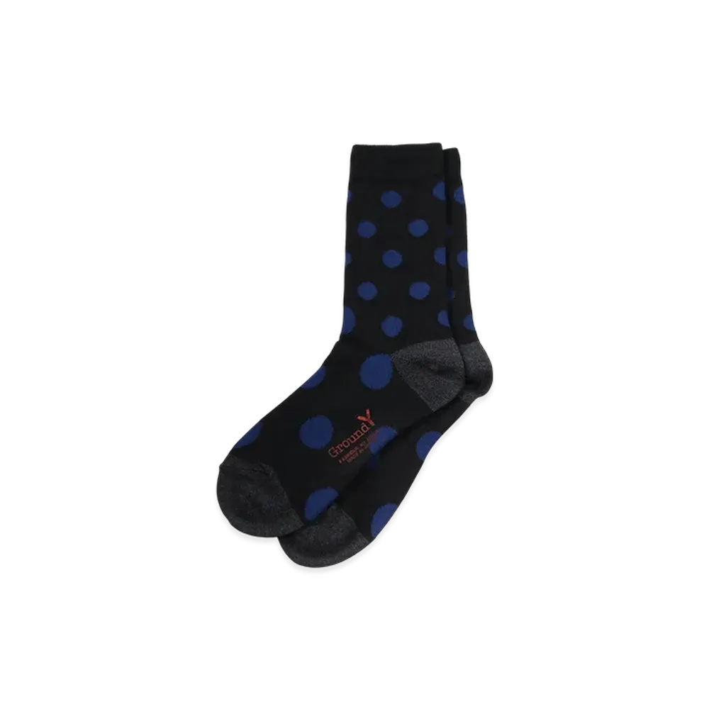 Ground Y Dot Socks "Blue"