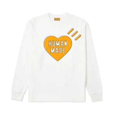 HUMAN MADE Graphic L/S T-Shirt "White"