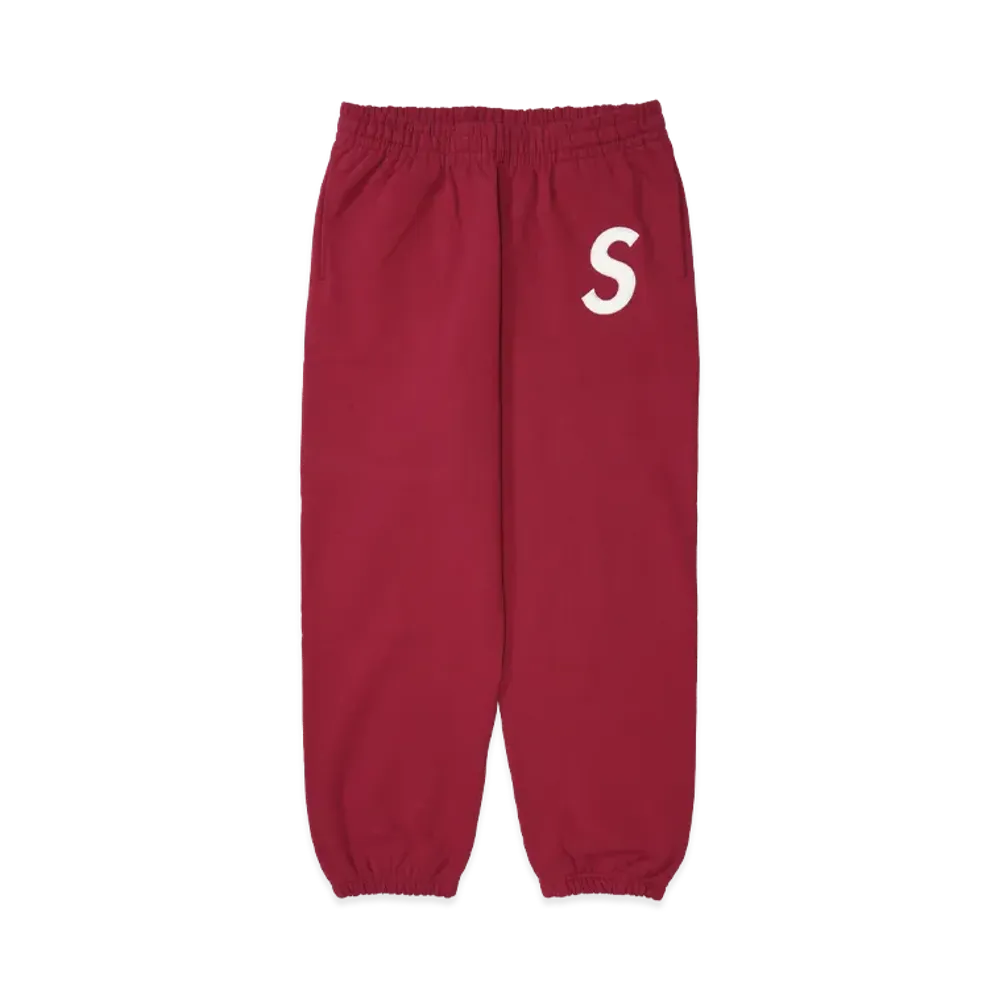 Supreme S Logo Sweatpant (25FW) "Raspberry"