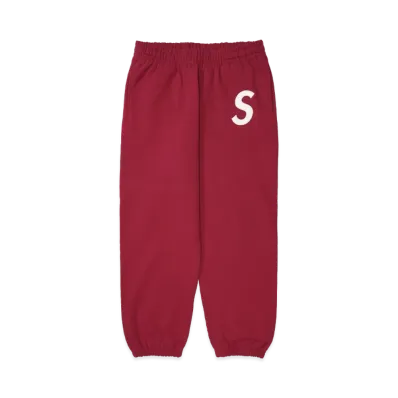 Supreme S Logo Sweatpant (25FW) "Raspberry"