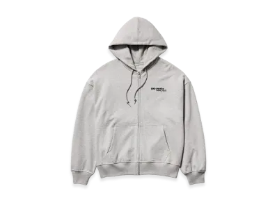 Gap x Awake NY Heavyweight Oversized Logo Zip Up Hoodie "Gray"