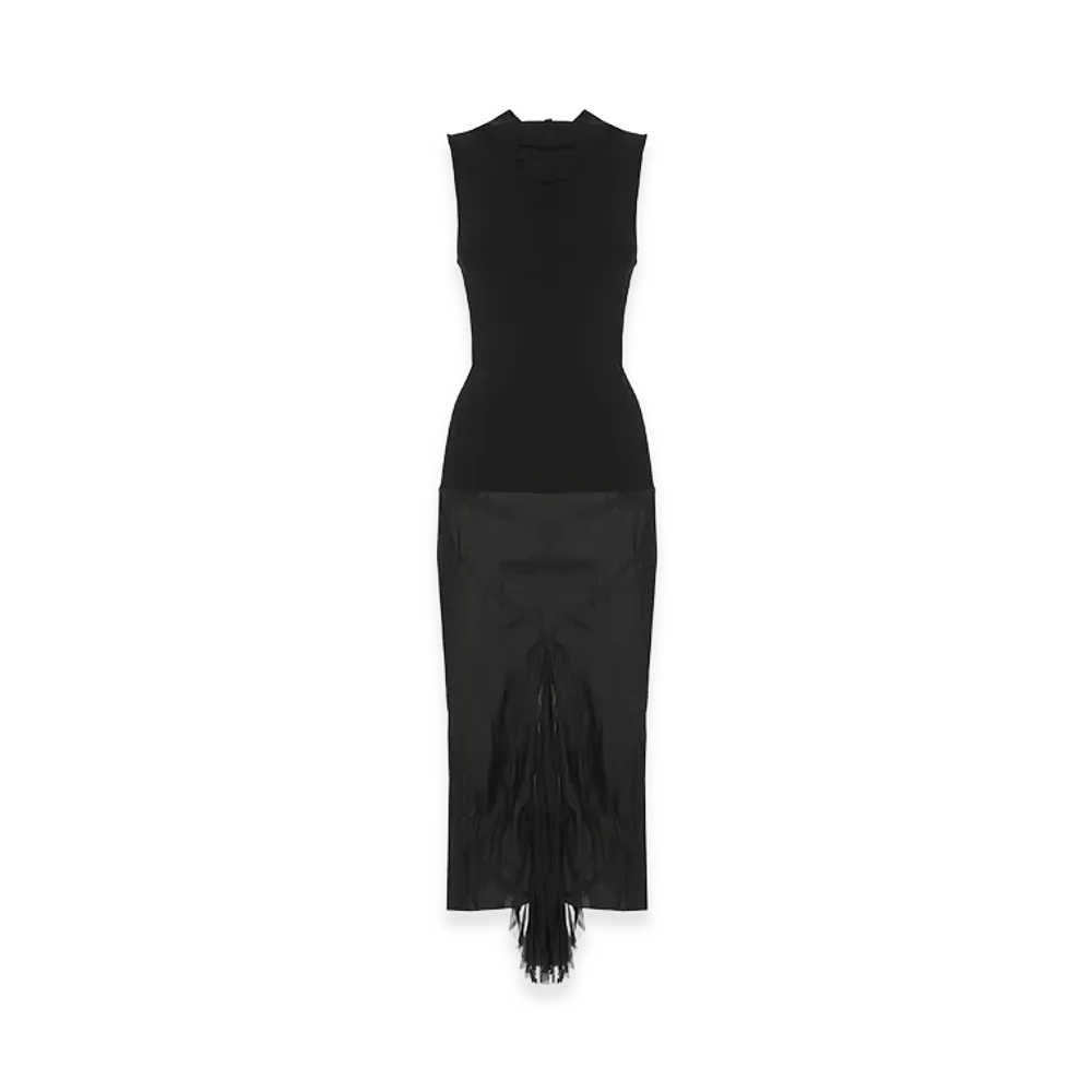 Rick Owens Women's Sliced Dress "Black"