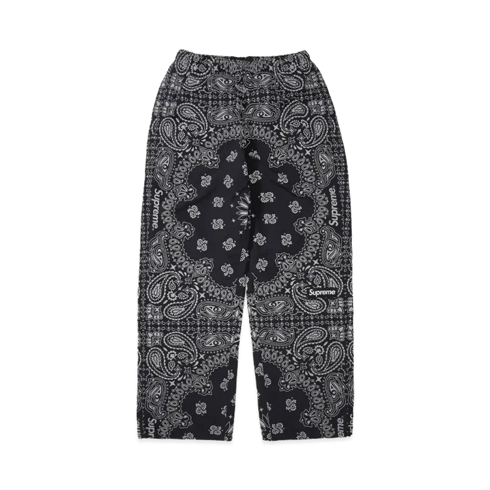 Supreme Reflective Bandana Track Pant "Black"