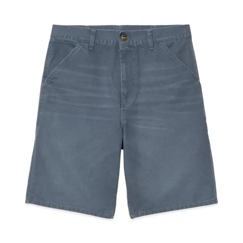 Carhartt WIP Single Knee Short "Dusky Blue(Stone Canvas)"
