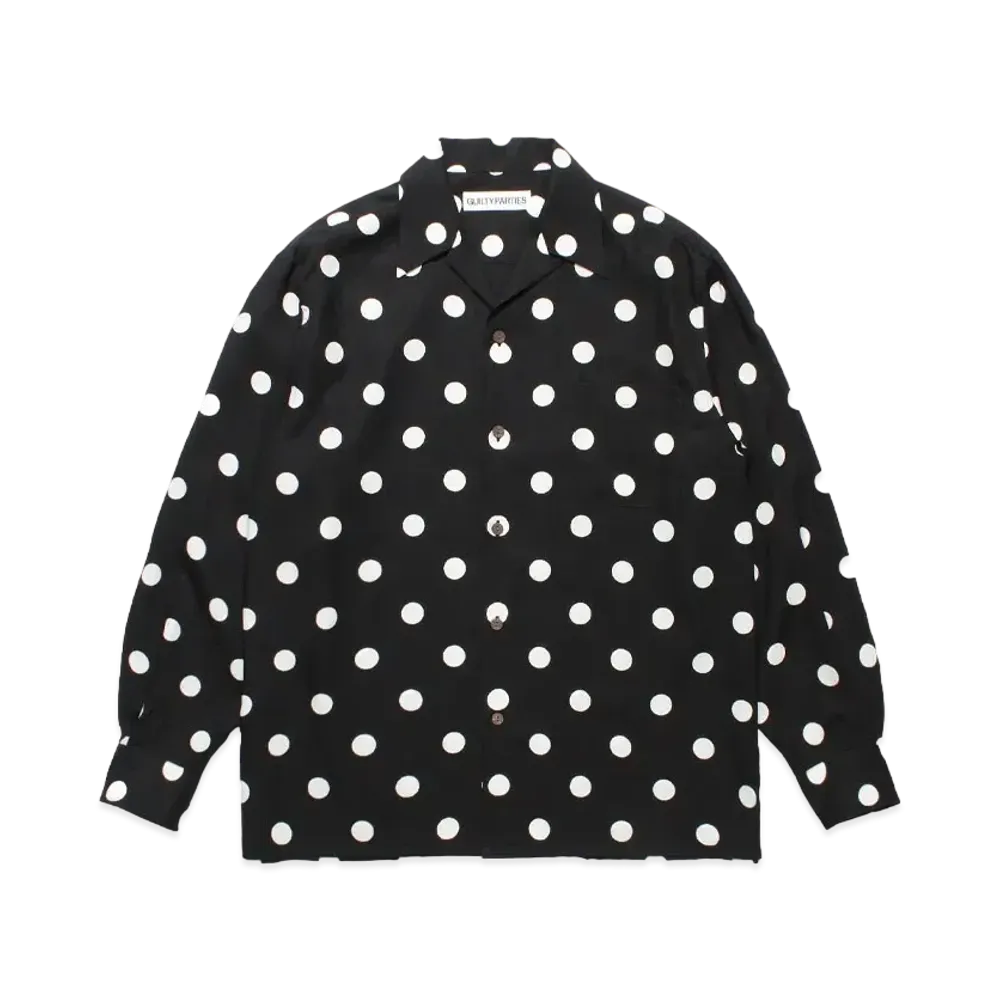 WACKO MARIA Dots Hawaiian Shirt "Black"