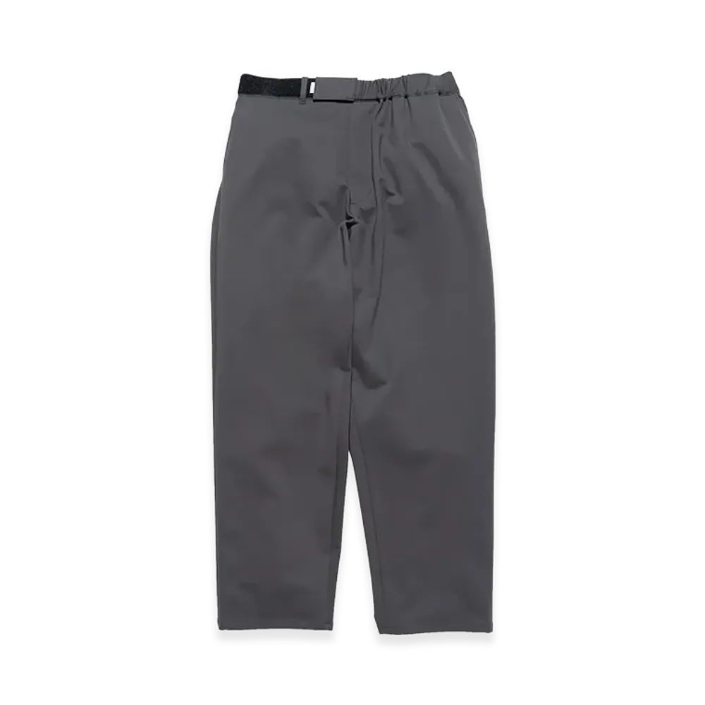 Graphpaper Compact Ponte Wide Tapered Chef Pants "Charcoal Gray"