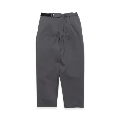 Graphpaper Compact Ponte Wide Tapered Chef Pants "Charcoal Gray"
