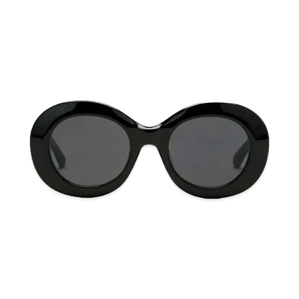 AMI PARIS Lunettes De Soleil Rondes Ami De Coeur "Black"