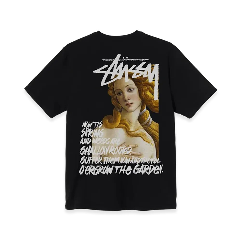 Stussy Spring Weeds Tee "Black"