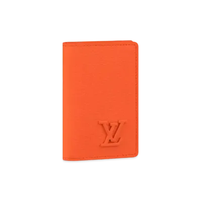 Louis Vuitton Organizer De Posh Aerogram "Orange"