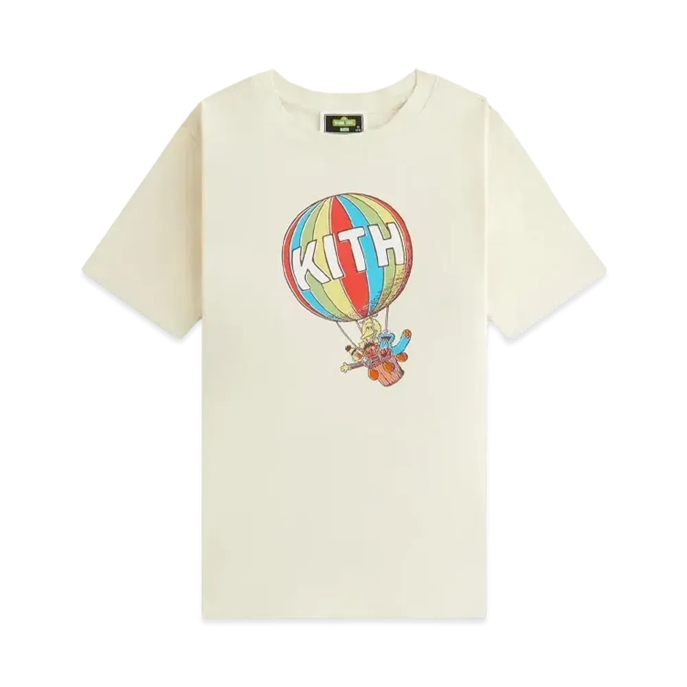 Kith x Sesame Street Kids Air Balloon Tee "Sandrift"