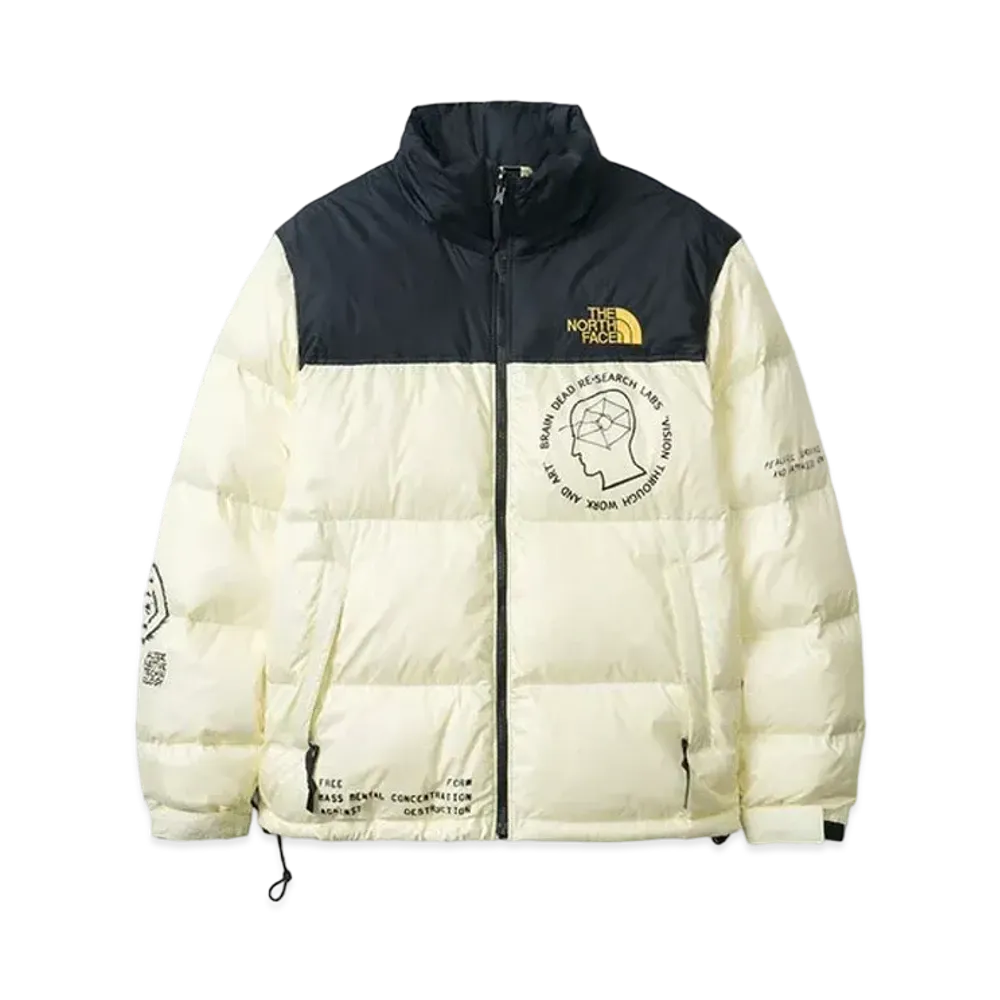 The North Face x Brain Dead Nuptse Jacket "Cream"