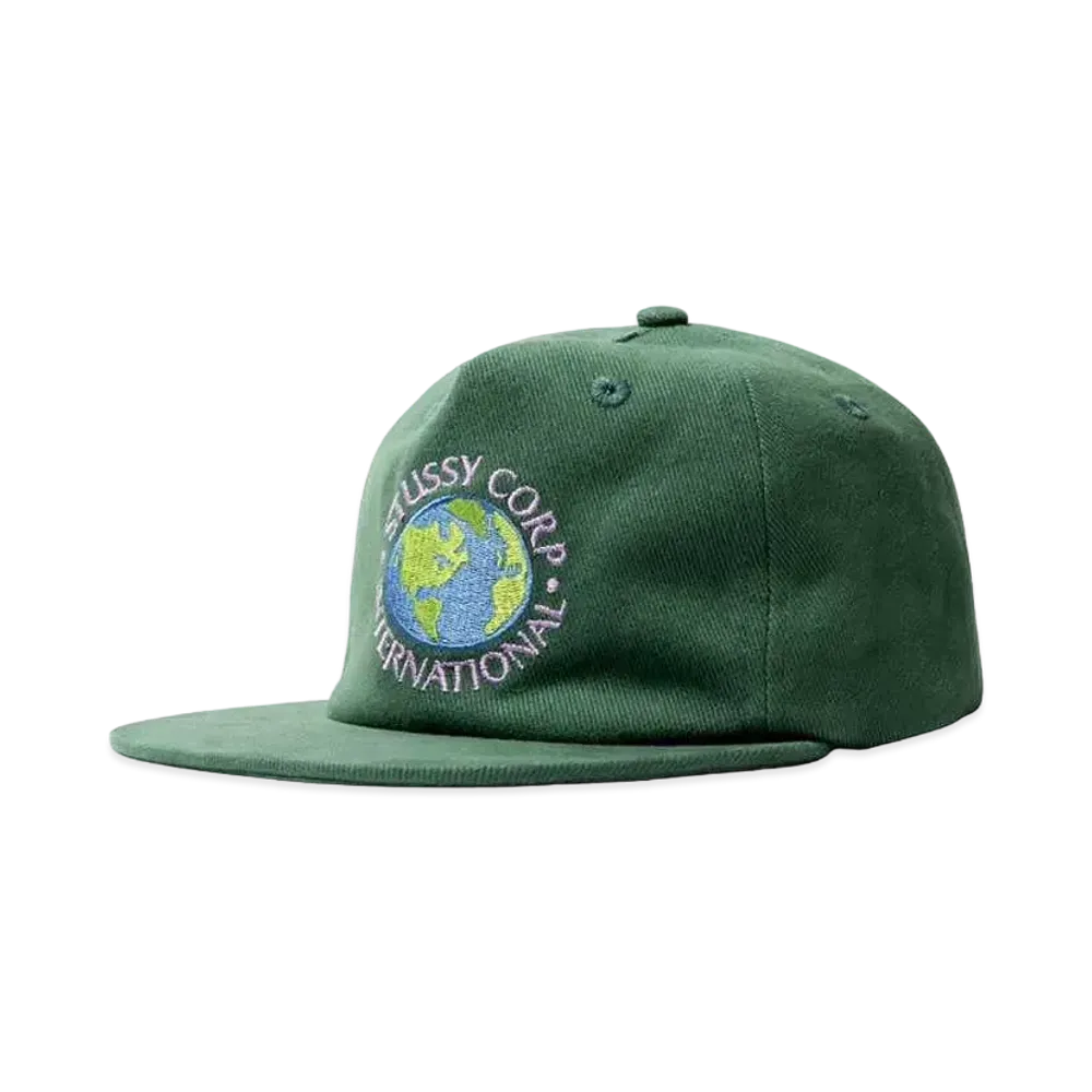 Stussy UTOPIA STRAPBACK CAP "Green"