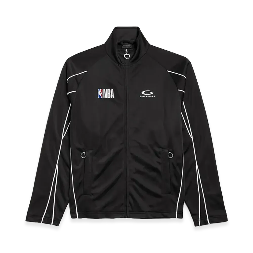 BALENCIAGA Women's x NBA Collaboration Tracksuit Jacket "Black"