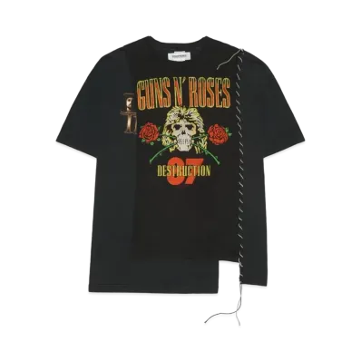 DISCOVERED I Black & WhiteStitch Band Tee HYPE DROP Exclusive "BLACK"