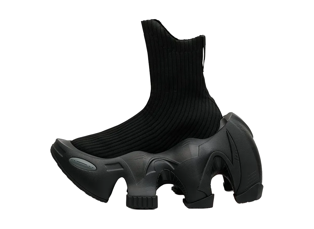grounds BAT RIB SOCK "Black Gray/Black Neon Orange"