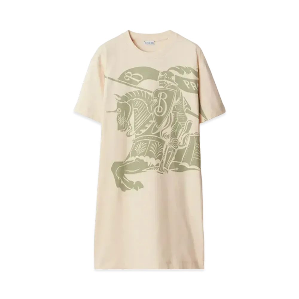 Burberry Women's EKD Cotton T-shirt Dress "Soap"