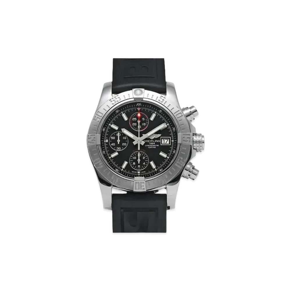 Breitling Avenger II "Black/Stainless Steel"