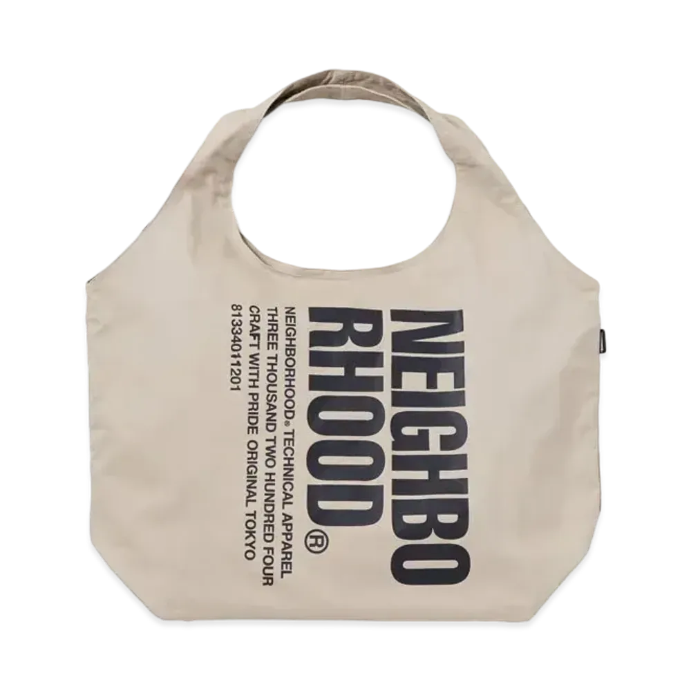 NEIGHBORHOOD ID TOTE / C-LUGGAGE "Beige"