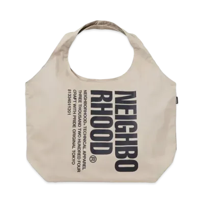 NEIGHBORHOOD ID TOTE / C-LUGGAGE "Beige"