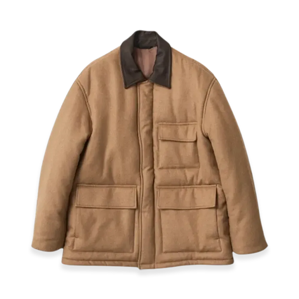 AURALEE Baby Padding Blouson "Camel"