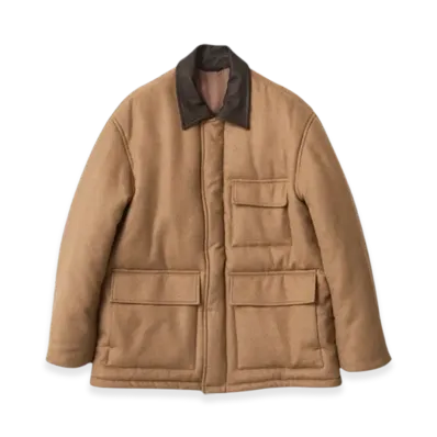 AURALEE Baby Padding Blouson "Camel"