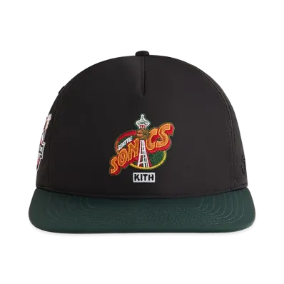 Kith x '47 x NBA All-Star Seattle SuperSonics SL Hitch Snapback "Black"