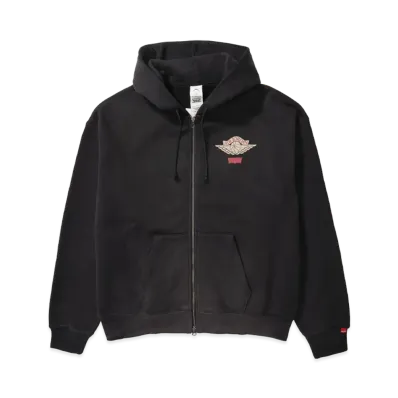 Nike Jordan x Levi's Heavyweight Fleece Zip Hoodie "Black" (US Size) IM6734-010