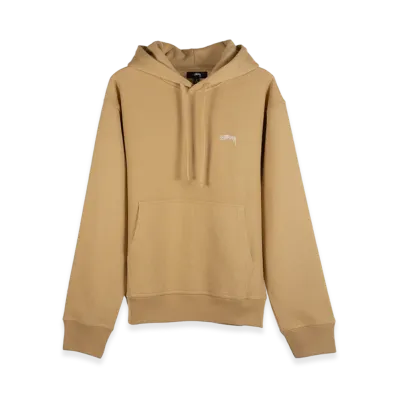 Stussy Stock Logo Hoodie "Tan"