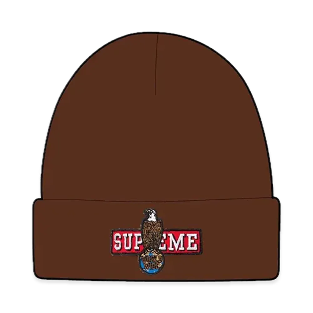 Supreme Eagle Beanie "Brown"