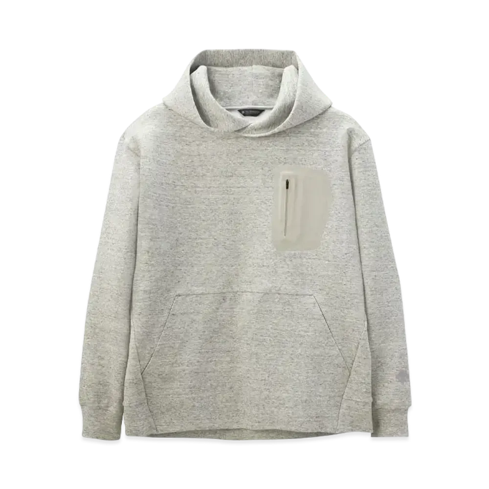 DESCENTE ALLTERRAIN 81 Melange Hoodie "Heatther White"