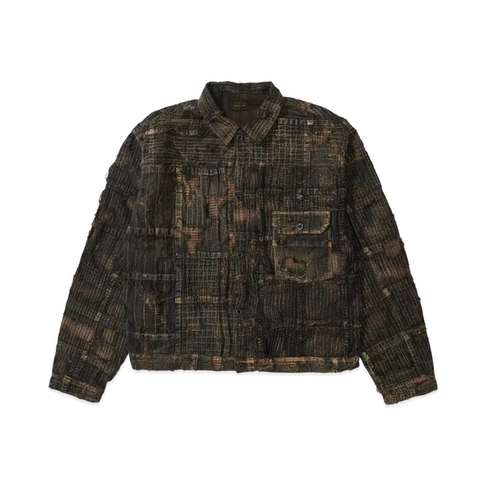 KAPITAL "Tea-Core" Boro Spring 1st Jkt "Black"