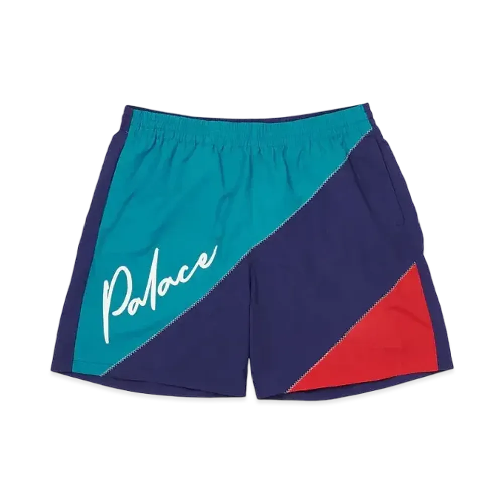 PALACE SAIL SHORTS "Teal / Navy / Red"