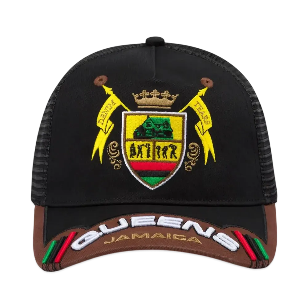 DENIM TEARS Jamaica Queens Jazz Hat "Black"