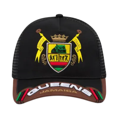DENIM TEARS Jamaica Queens Jazz Hat "Black"