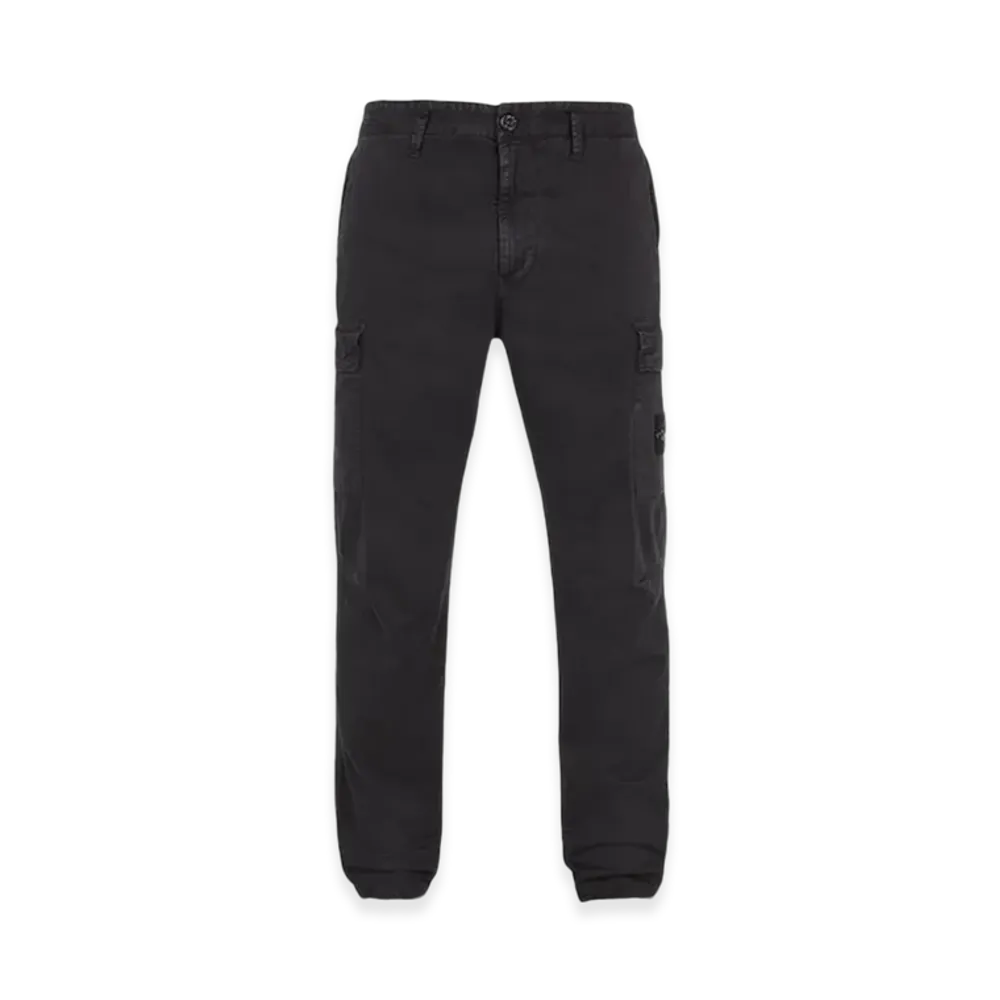 Stone Island 30404 Old Treatment Regular Fit Cargo Pants - 24SS "Black"