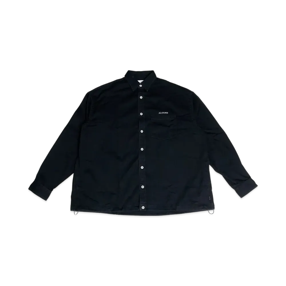 ALOUND Overized Denim Shirts "Black"