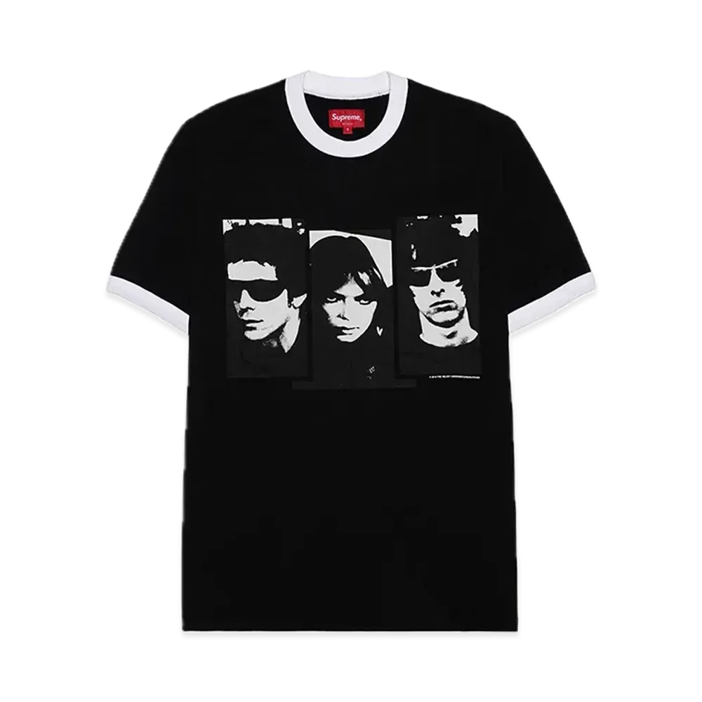 Supreme The Velvet Underground Ringer Tee "Black"